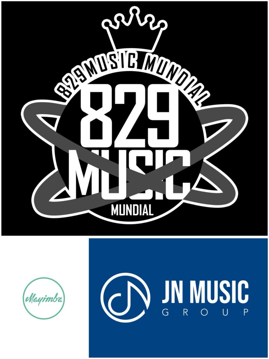 logos de las tres disqueras