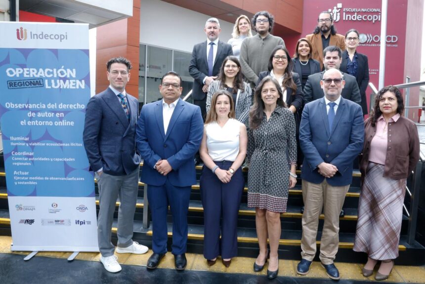 delegaciones de los cinco país participantes en lumen celebrado en perú.
